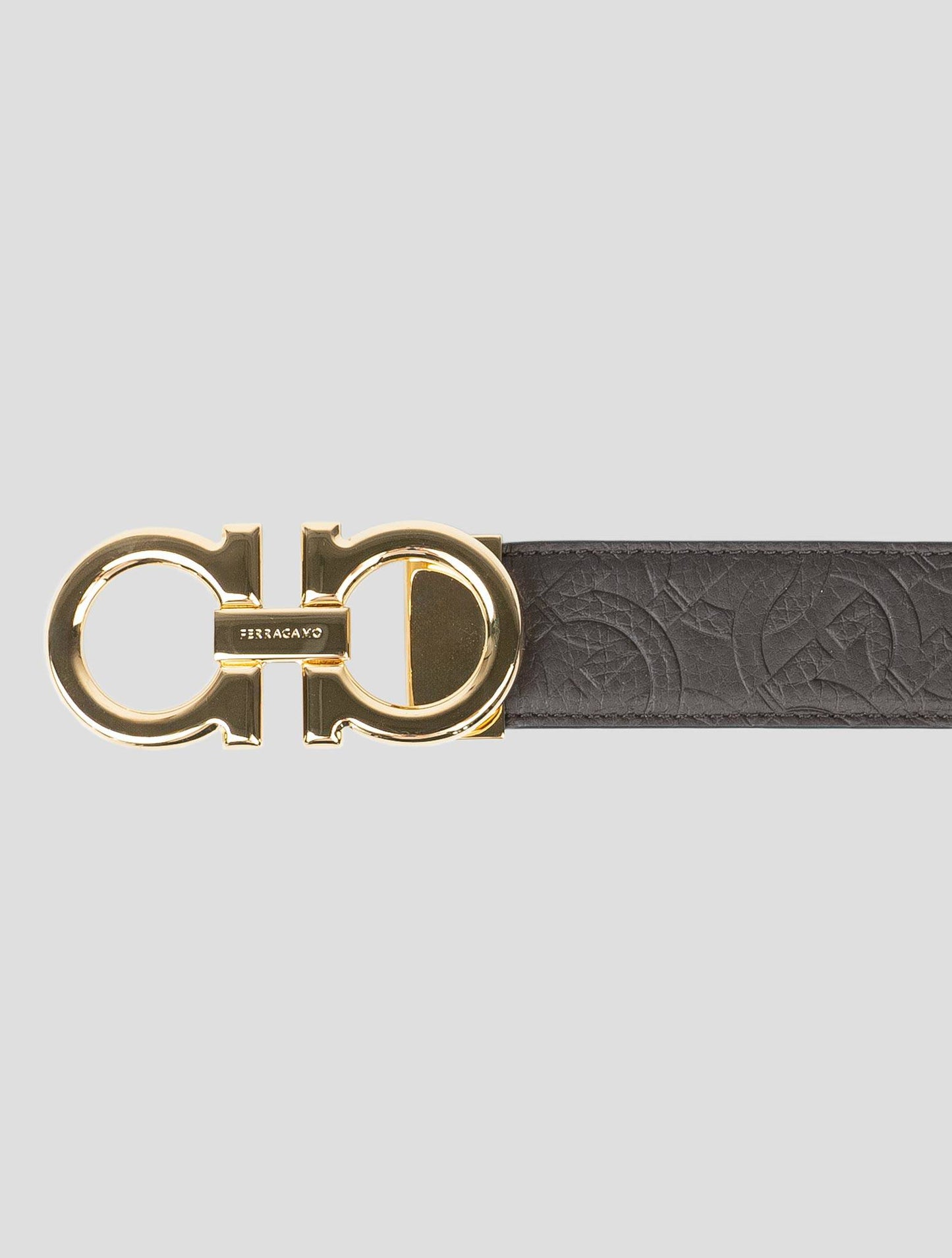 Ferragamo Reversible Black Brown Leather Belt - Italian Luxury
