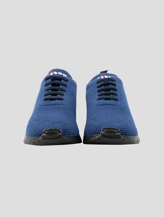 Kiton Blue Cashmere Sneakers