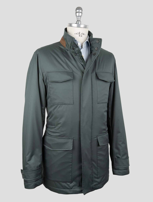 Kiton Green Pl Coat