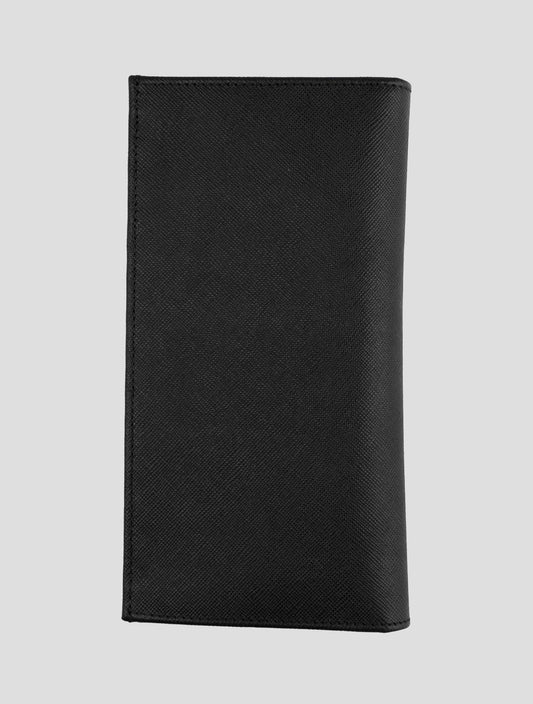 Kiton Black Leather Document Holder