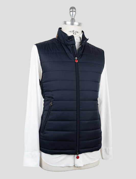 Kiton Blue Pl Gilet Coat