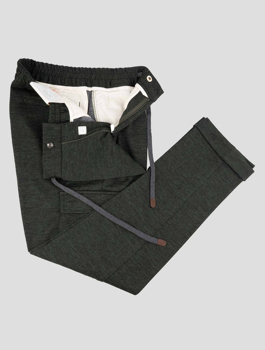 Marco Pescarolo Green Virgin Wool Pa Cargo Pants