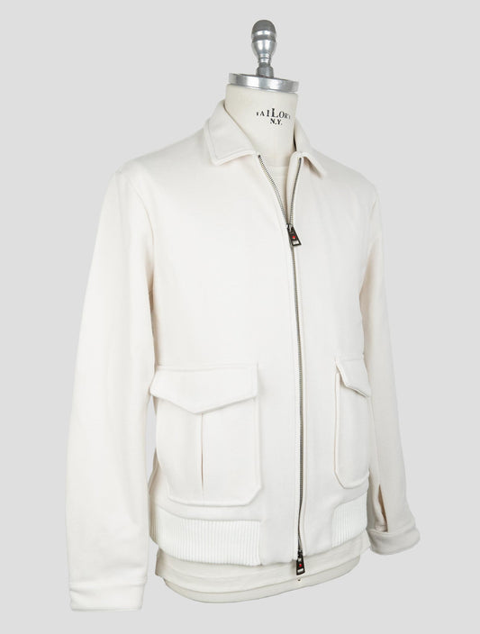 Kired White Pl Acetate Wool Coat