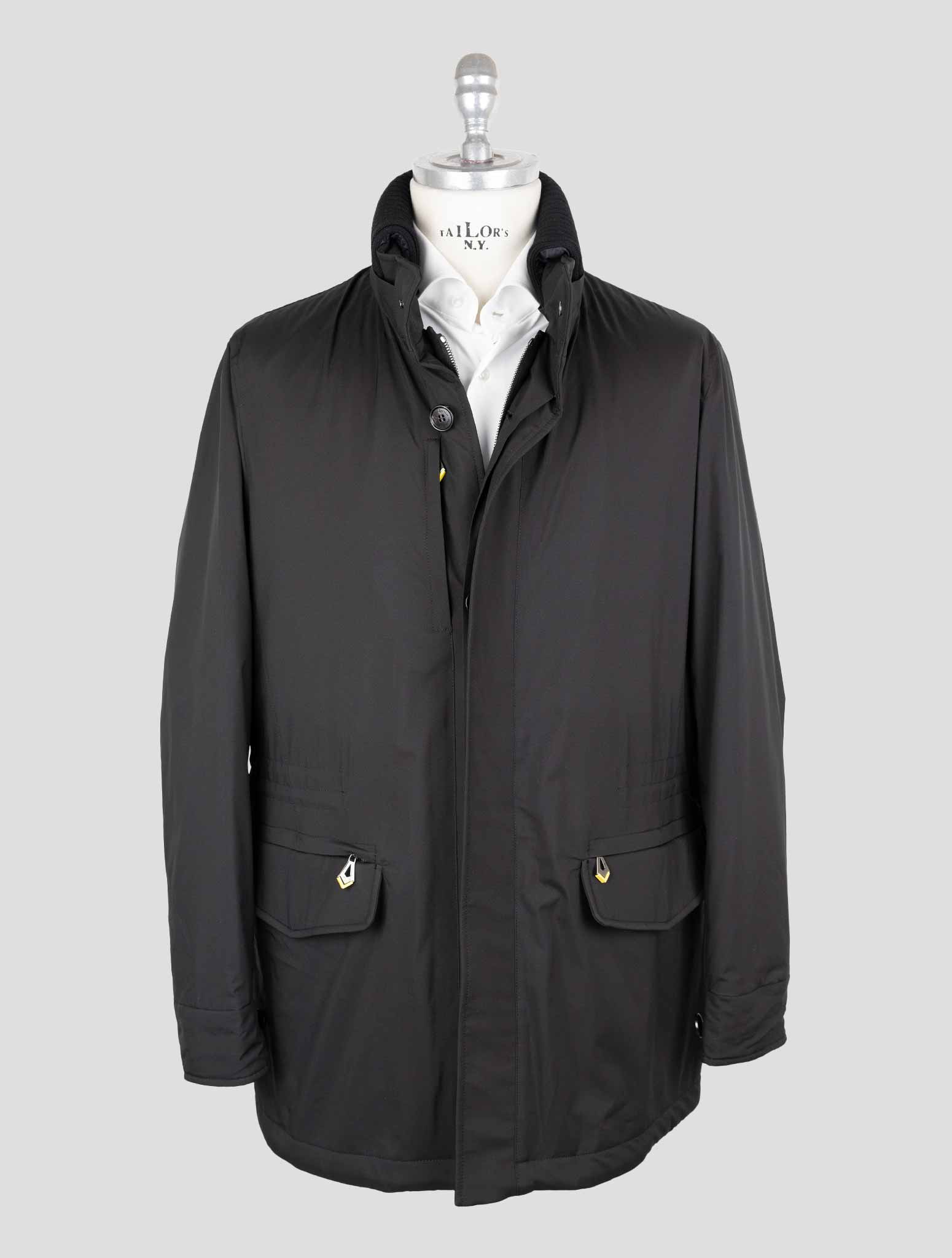 Sartorio Napoli Black Pl Coat – 2Men