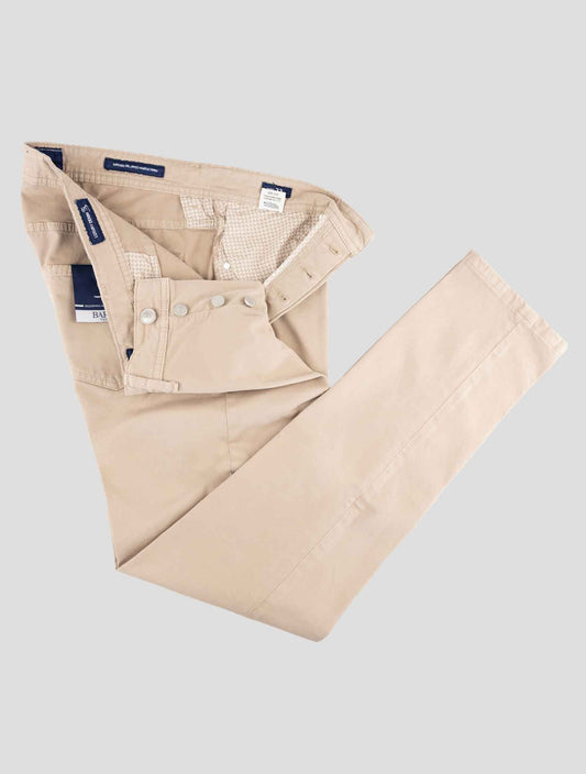 Barba Napoli Beige Cotton Ea Jeans