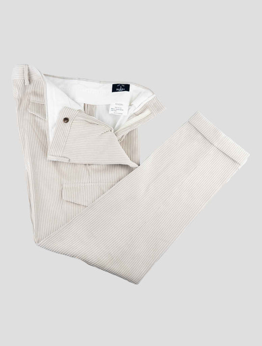 Barba Napoli Beige Pl Nylon Ea Cargo Velvet Pants