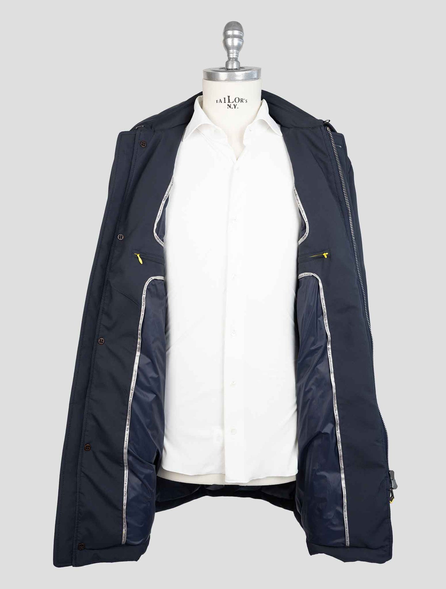 Sartori Napoli Blue Pl Overcoat