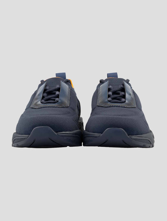 Santoni Blue Nylon Sneakers