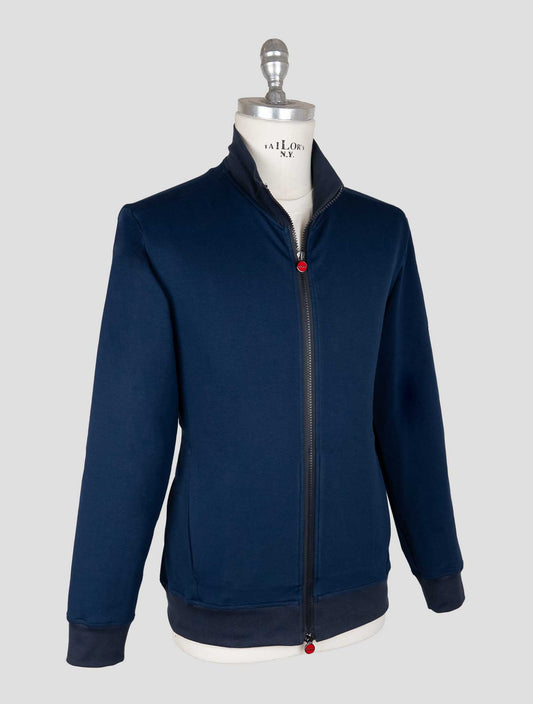 Kiton blue Cotton Ea Coat B-ONE