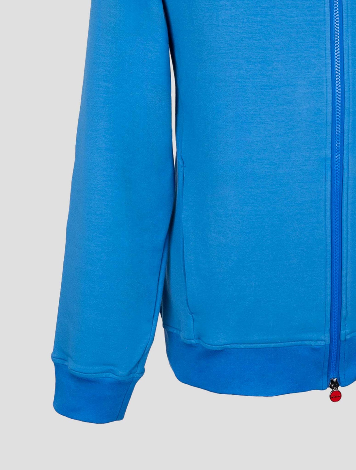 Kiton Blue Cotton Ea Coat B-ONE