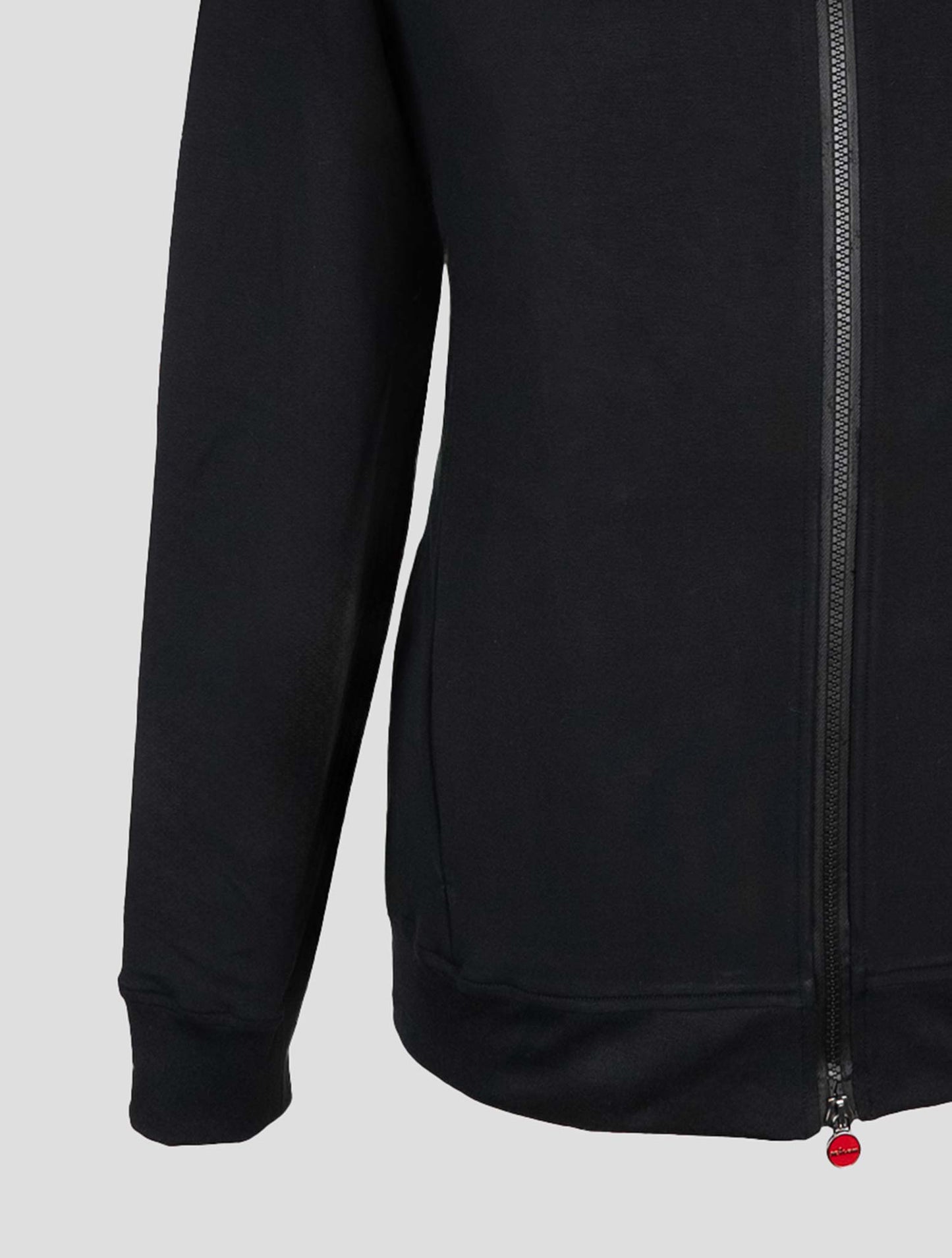 Kiton Black Cotton Ea Coat B-ONE