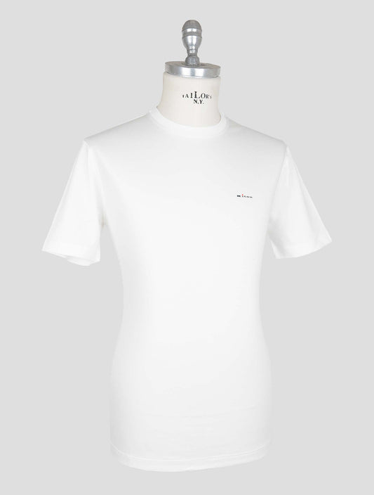 Kiton White Cotton T-shirt