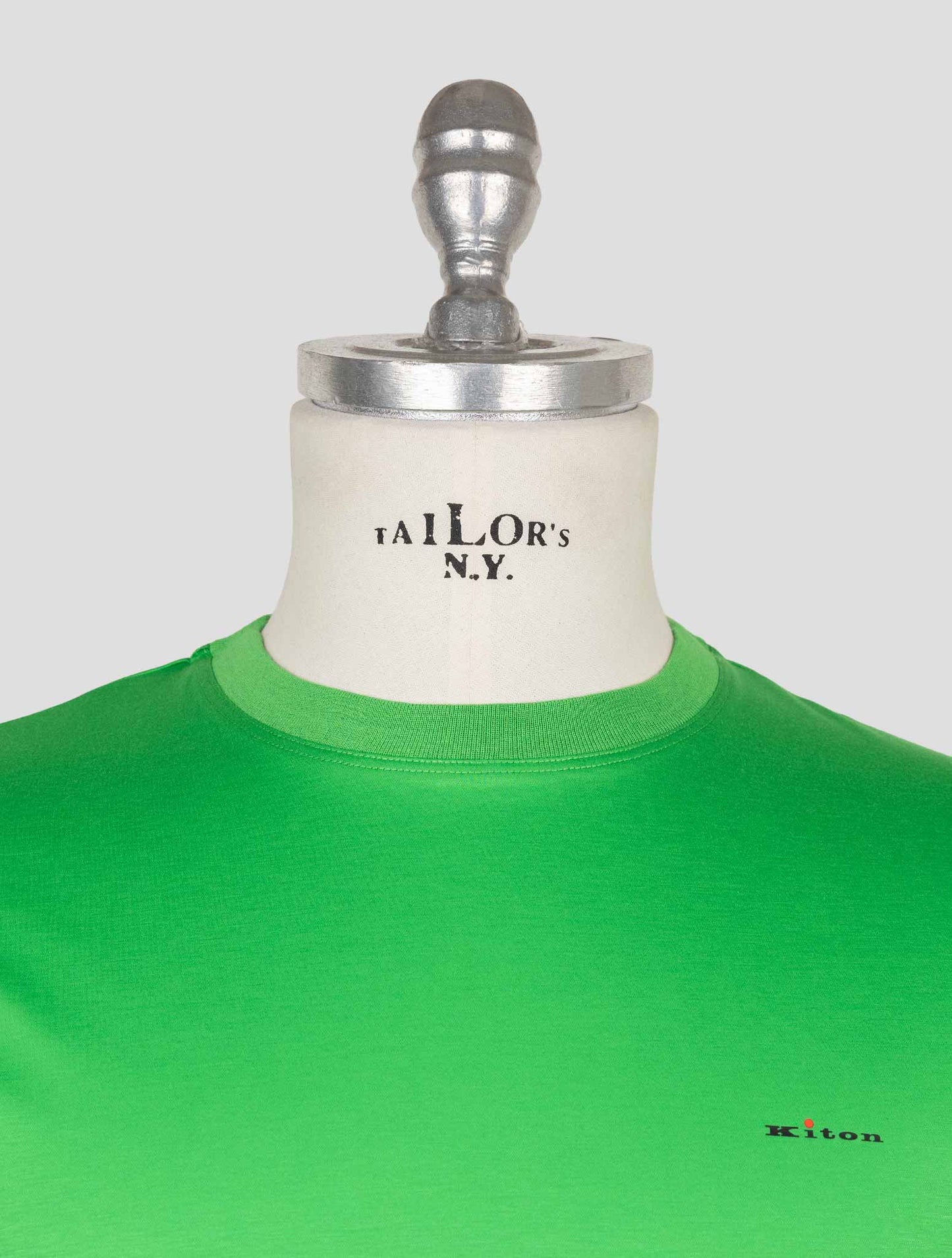 Kiton Green Cotton T-Shirt