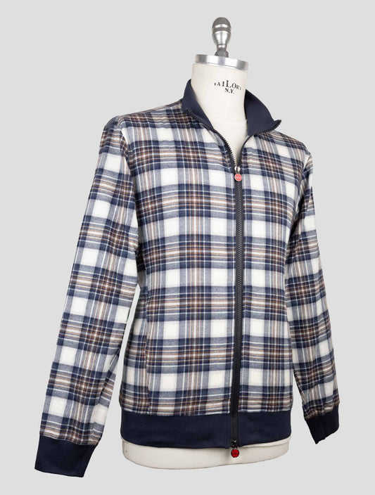 Kiton Multicolor Cotton Coat B-One