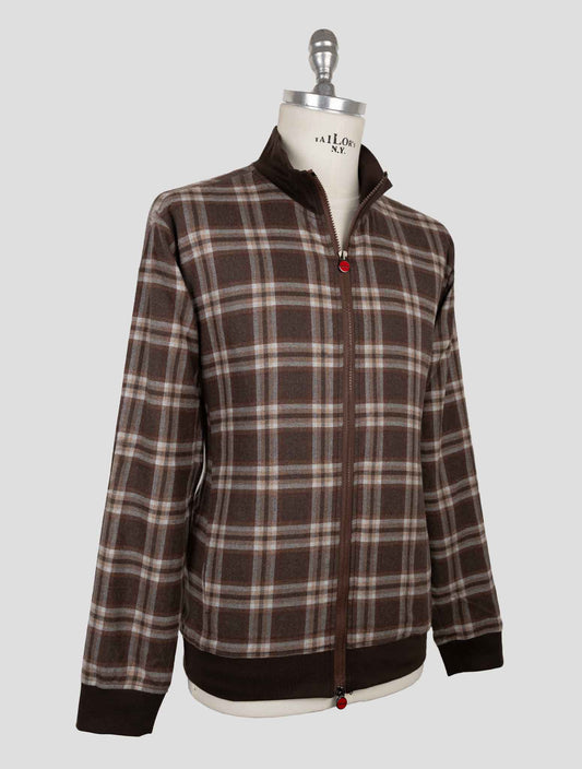 Kiton Multicolor Cotton Ea Coat B-One