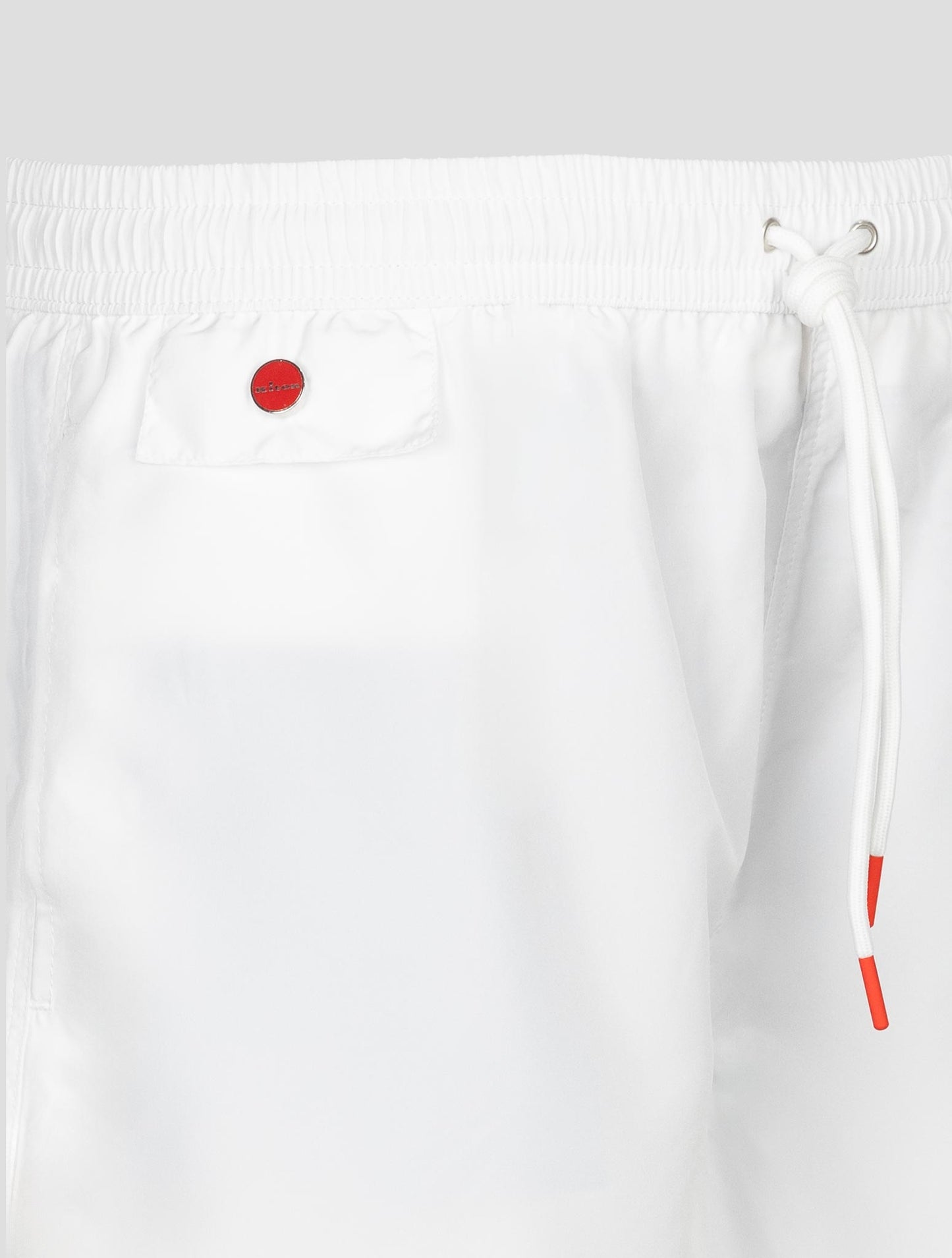 Kiton White Pl Swim Trunk