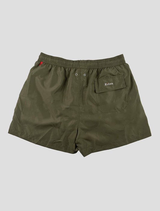 Kiton Green Pl Swim Trunk