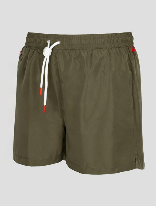Kiton Green Pl Swim Trunk