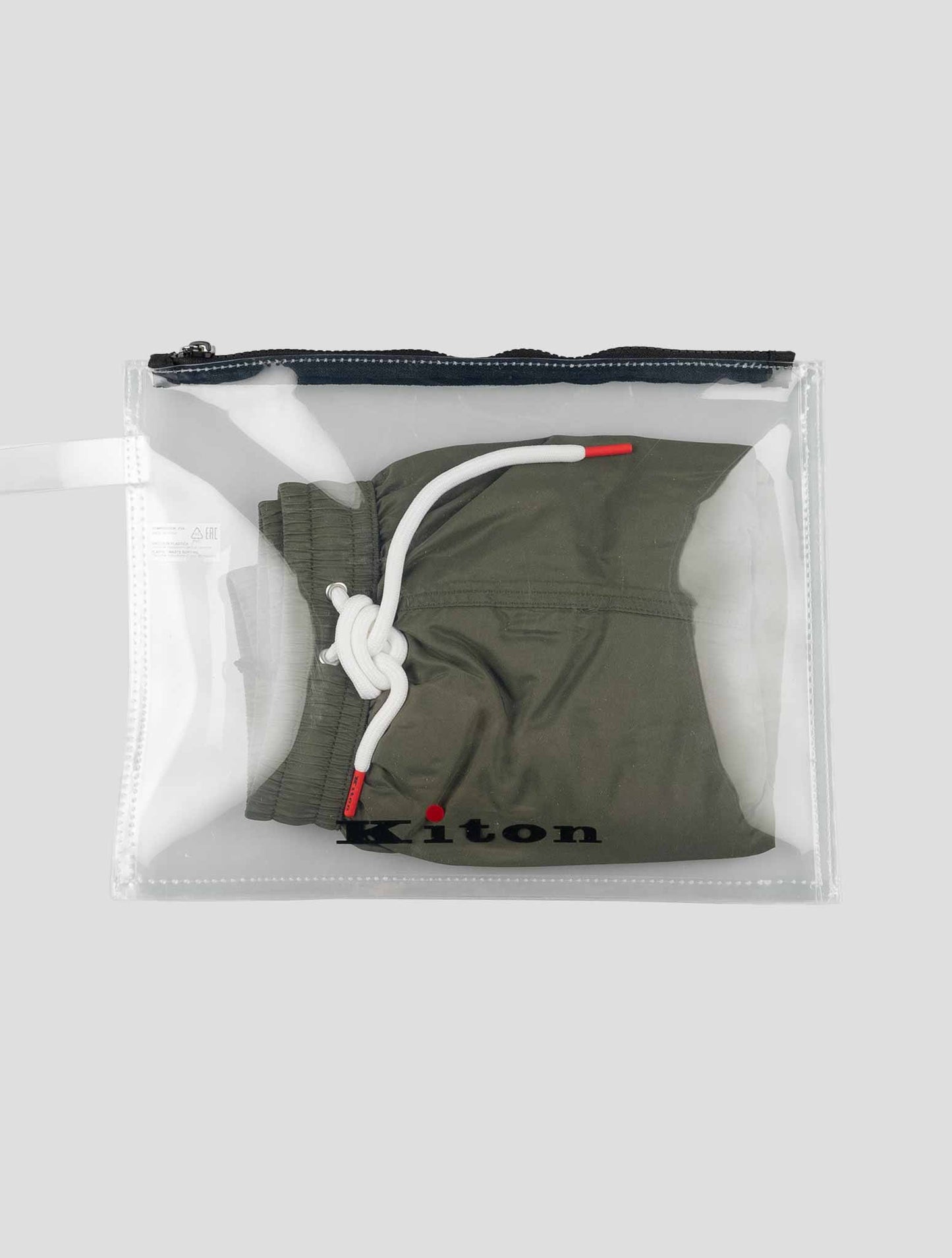 Kiton Green Pl Swim Trunk