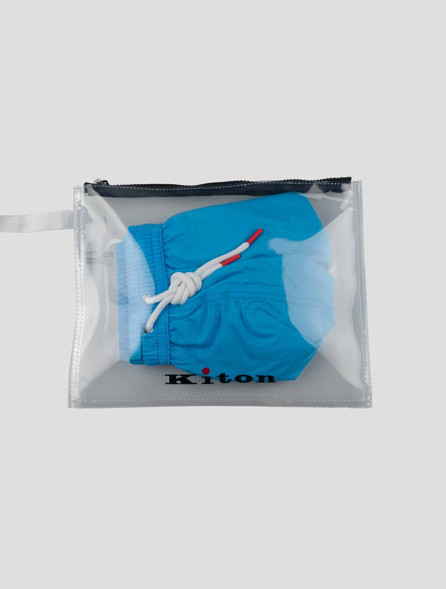 Kiton Light Blue Pl Swim Trunk