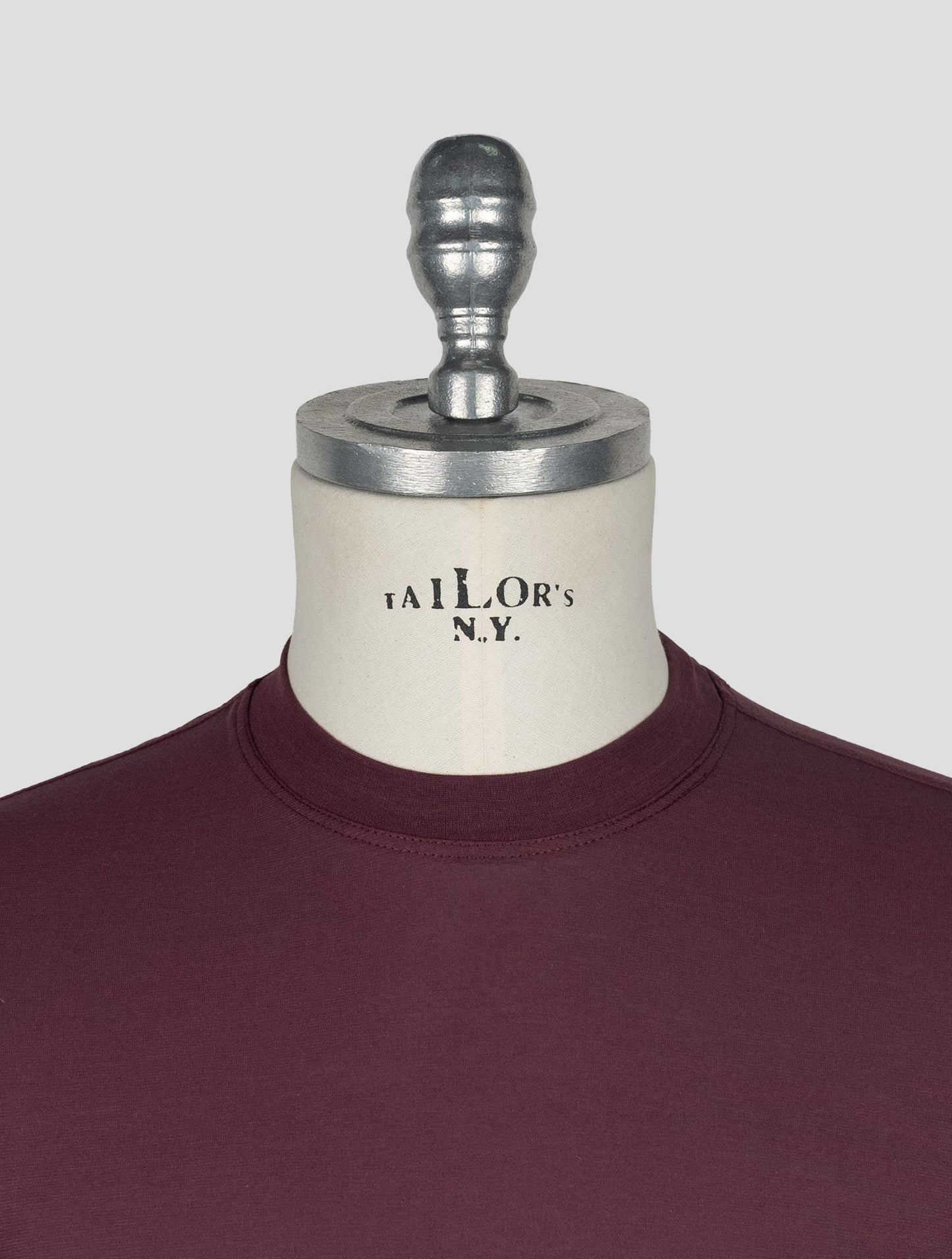 Kired Burgundy Cotton T-Shirt