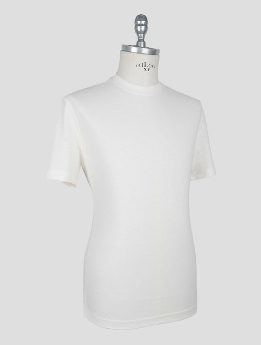 Kired White Cotton T-Shirt