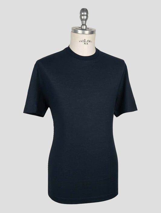 Kired Dark Blue Cotton T-Shirt