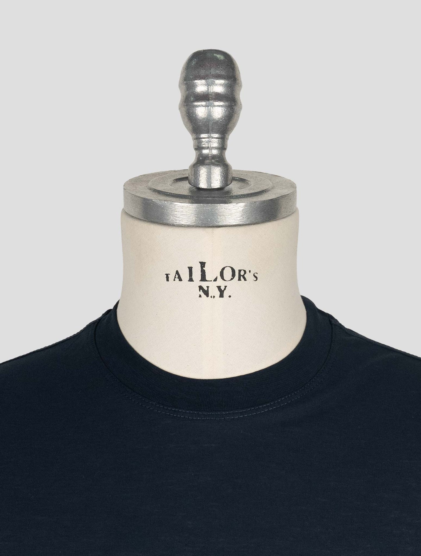 Kired Dark Blue Cotton T-Shirt