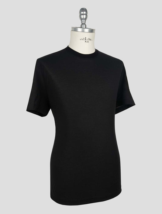 Kired Black Cotton T-Shirt