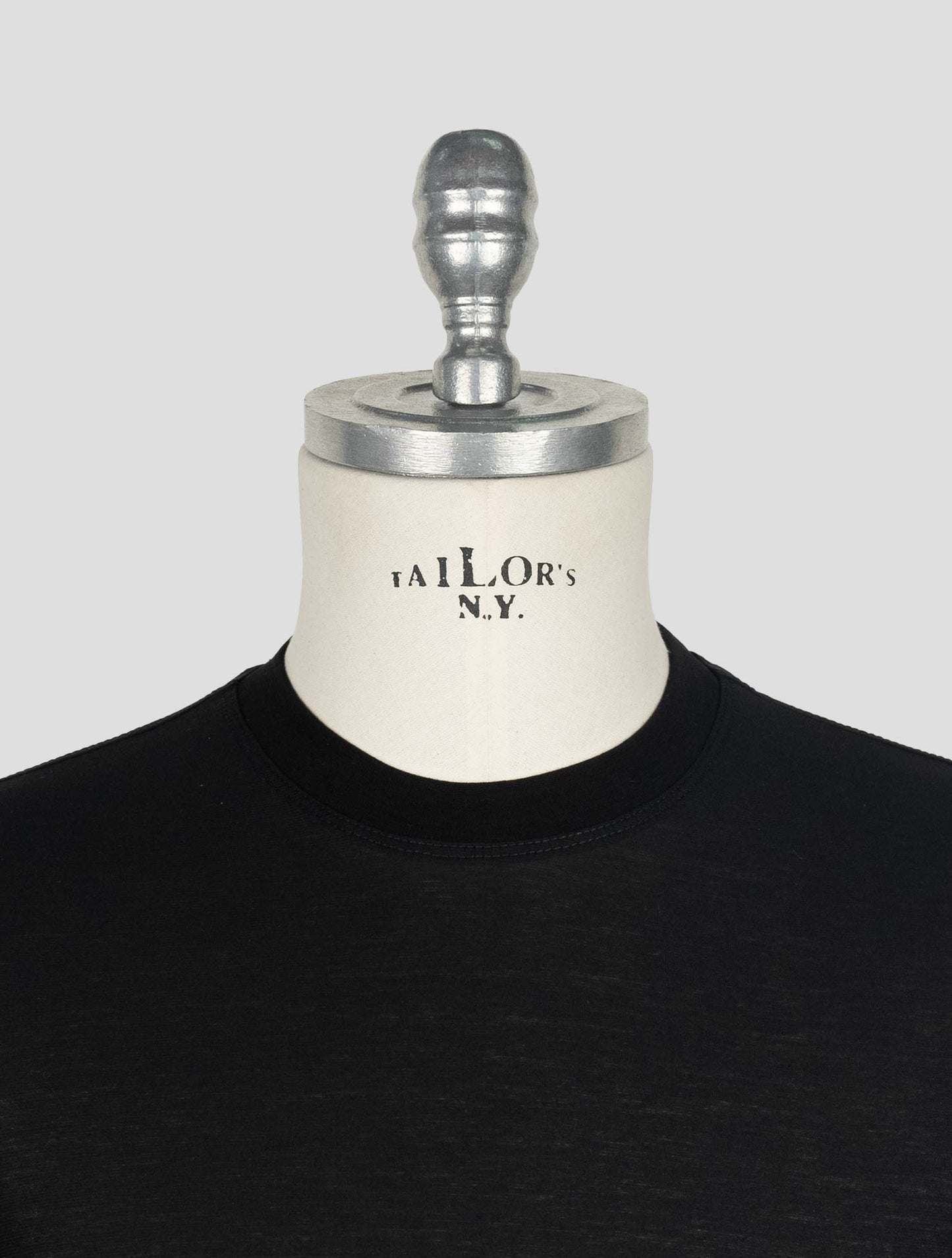 Kired Black Cotton T-Shirt