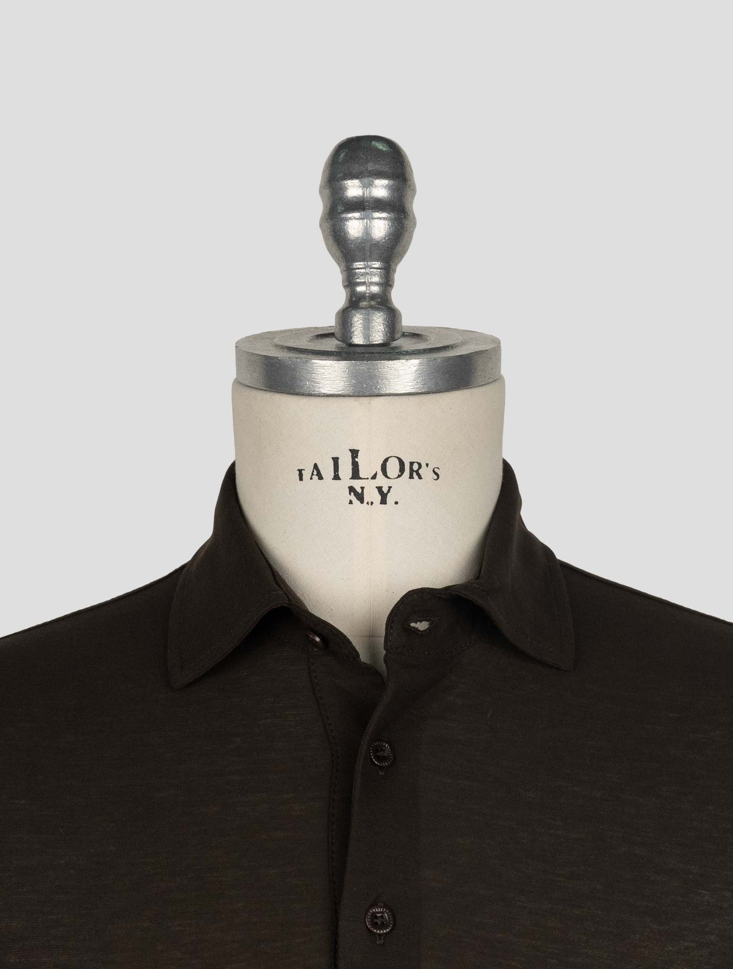Kired Dark Brown Cotton Polo