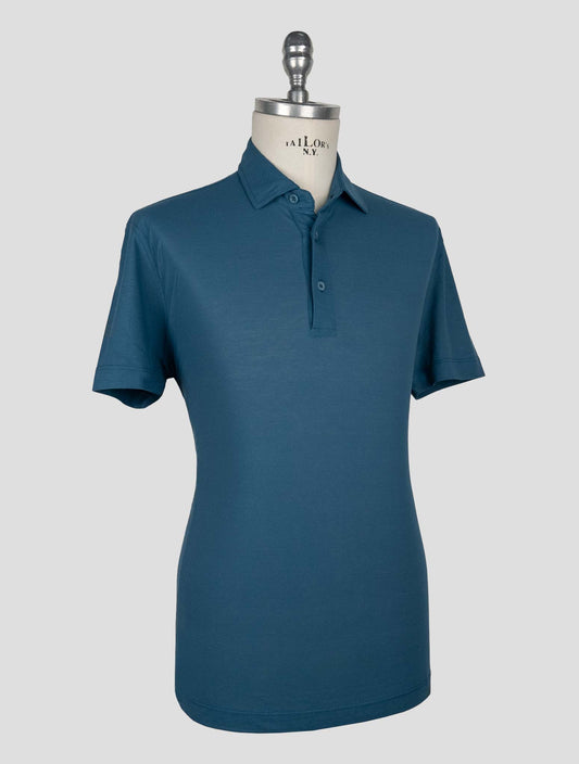Kired Blue Cotton Polo