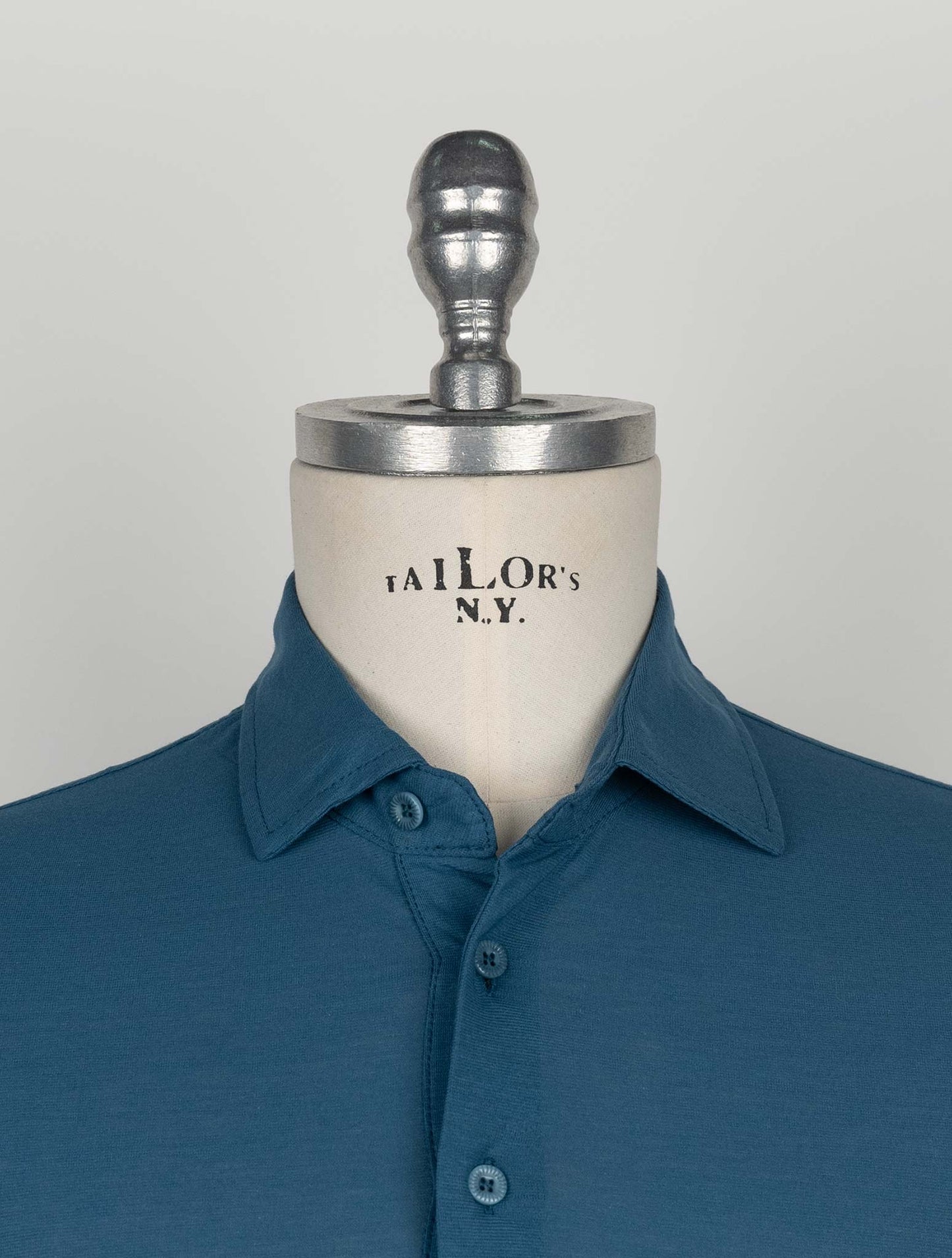 Kired Blue Cotton Polo