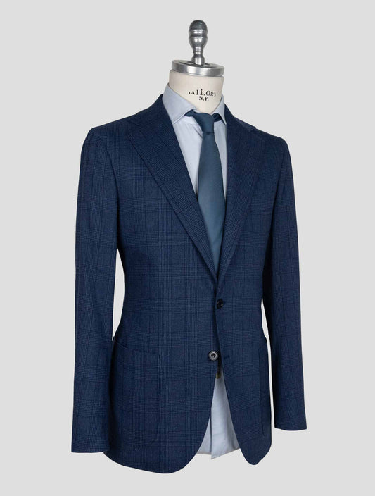 Sartorio Napoli Blue Virgin Wool Pa Cashmere Ea Suit