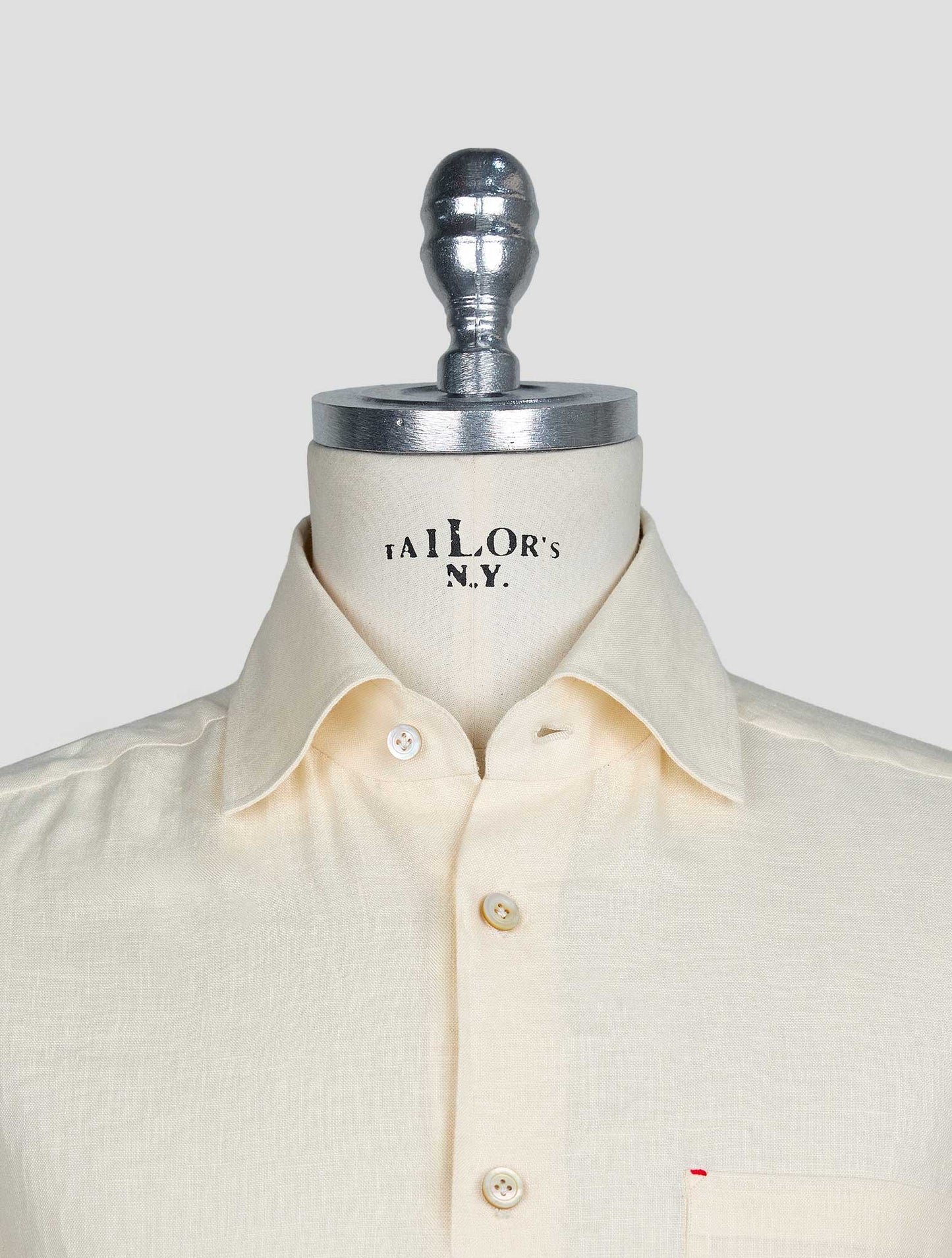 Kiton Beige Linen Shirt
