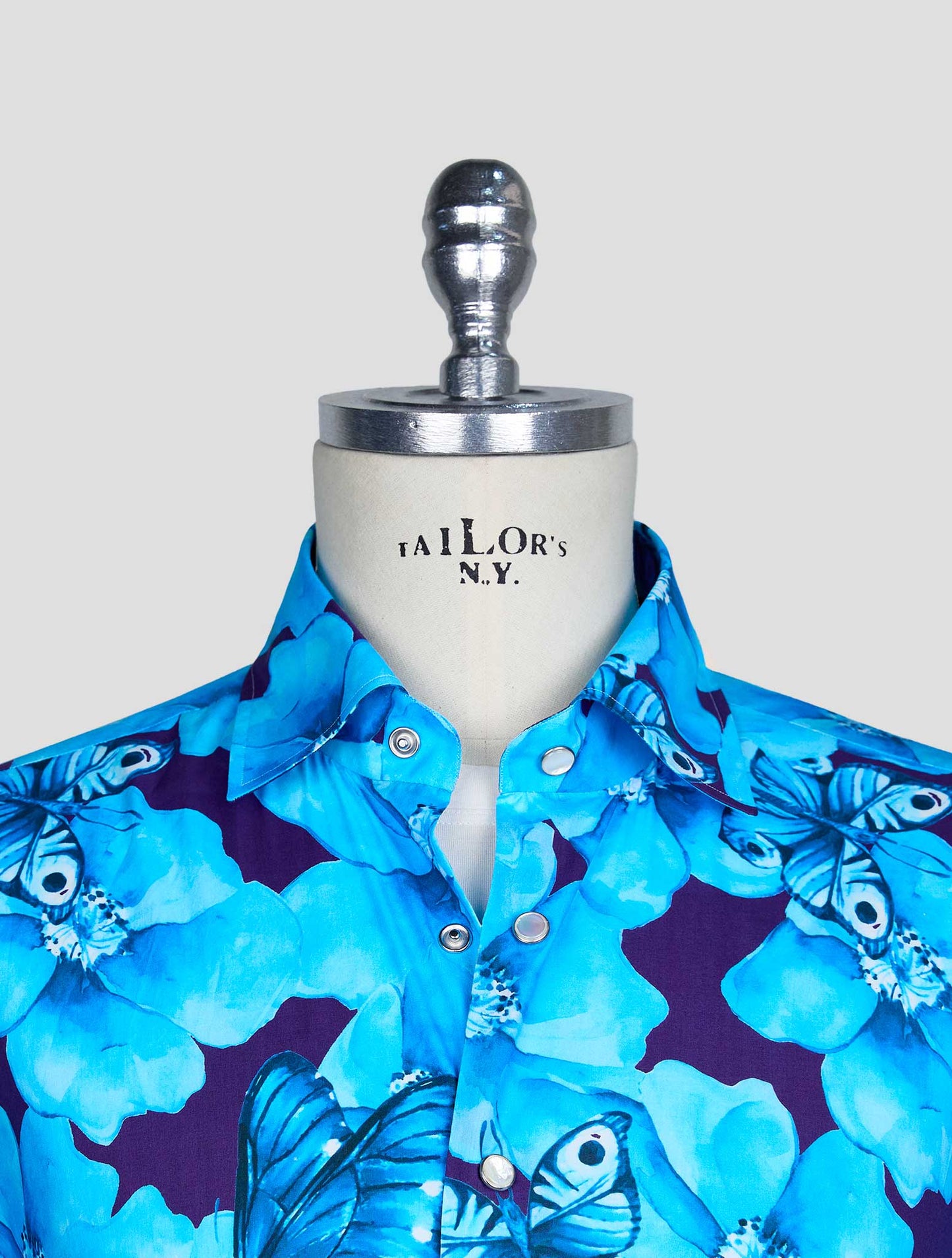 Kiton Light Blue Cotton Shirt