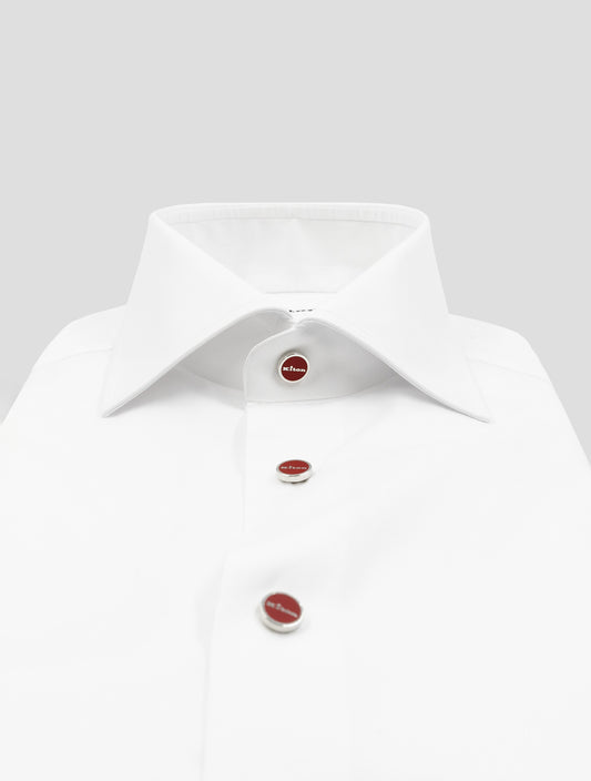 Kiton White Cotton Shirt