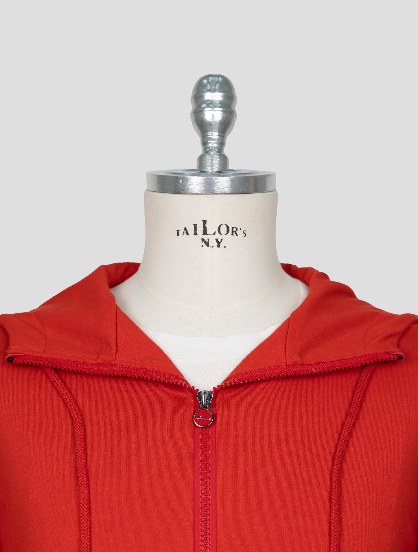 Kiton Red Cotton Ea Shirt Umbi