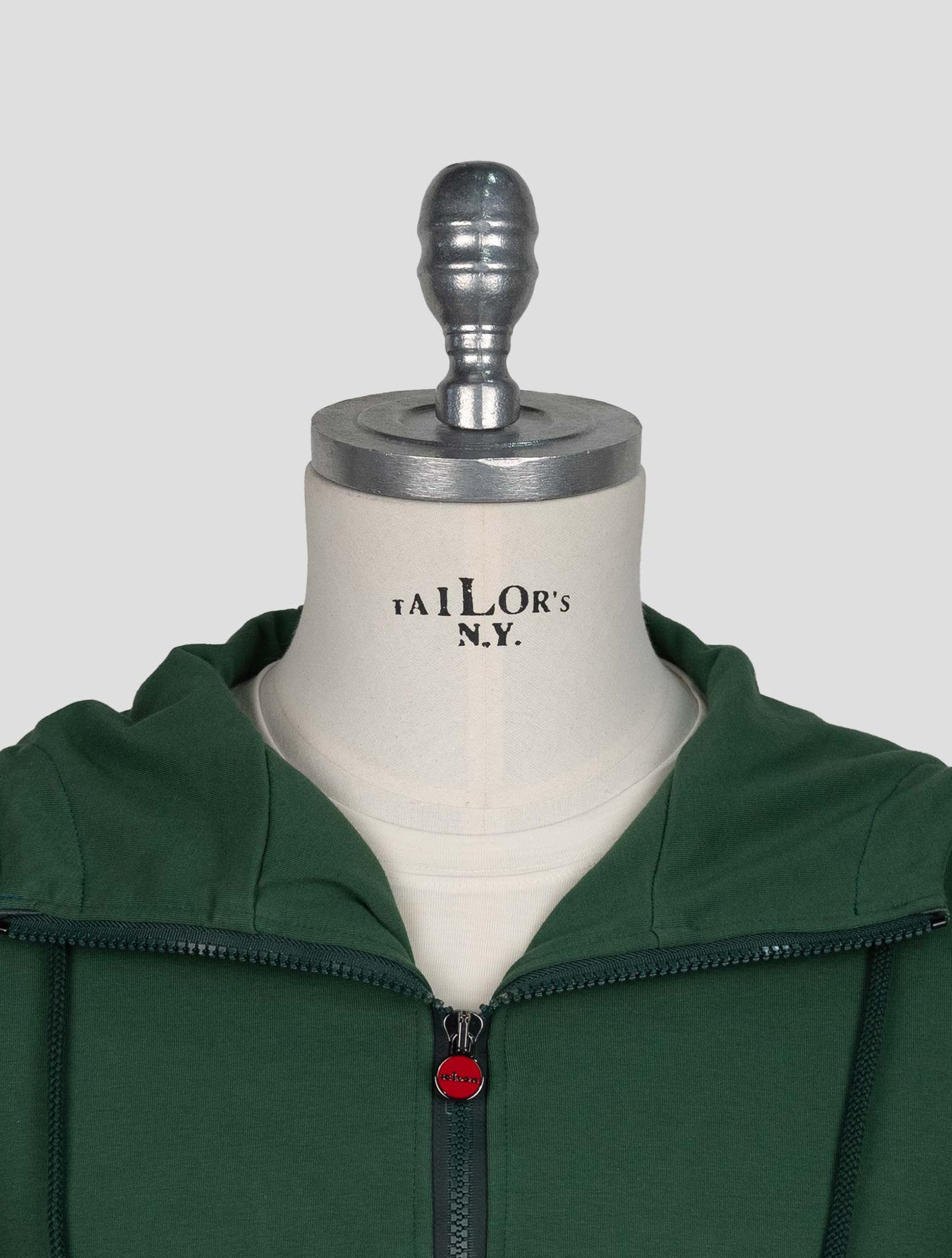 Kiton Dark Green Cotton Ea Umbi Shirt