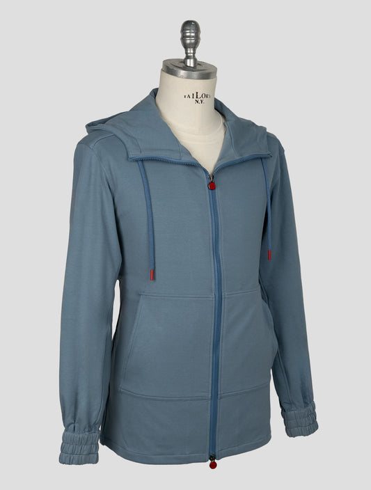 Kiton Light Blue Cotton Ea Umbi Shirt