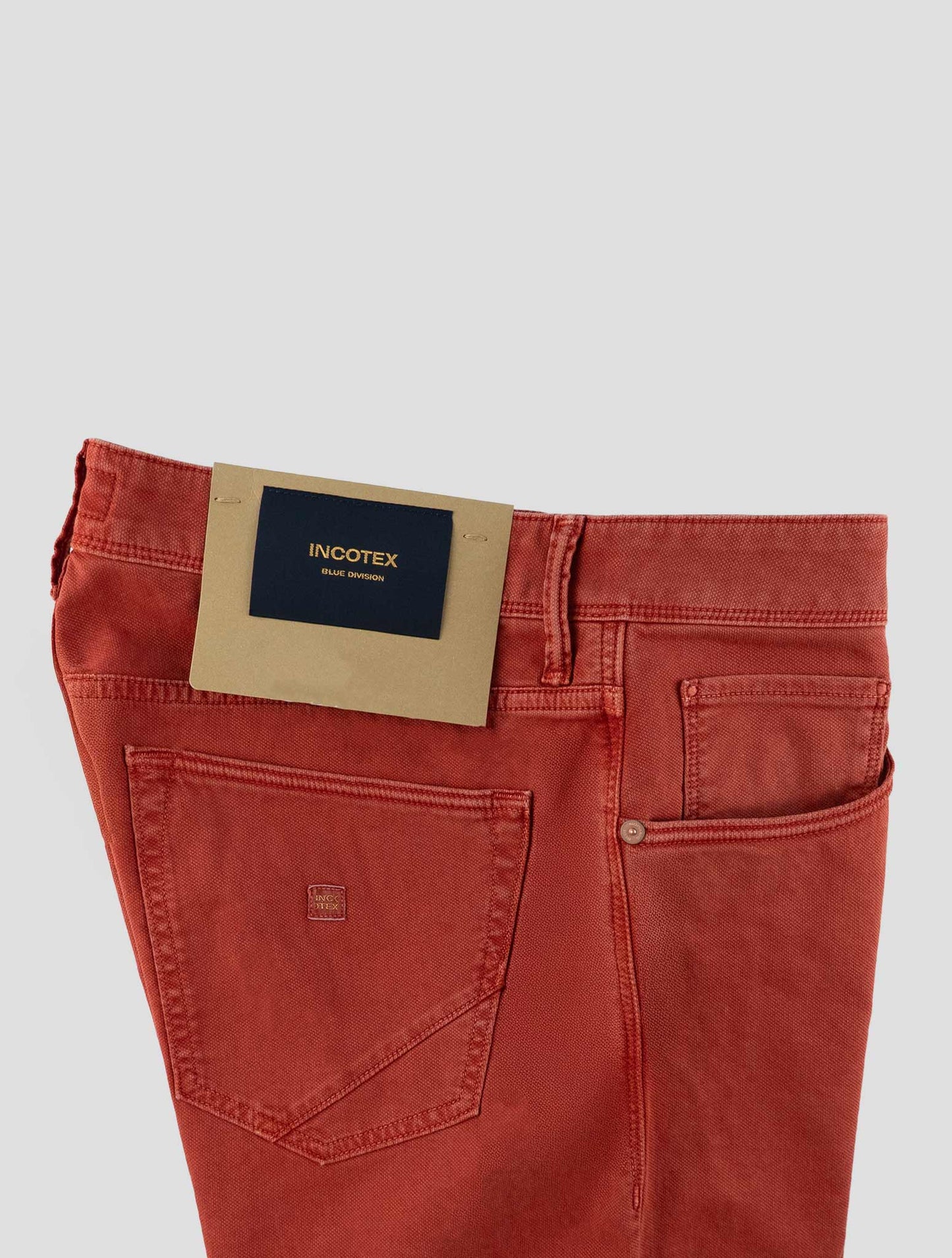 Incotex Red Cotton Ea Jeans