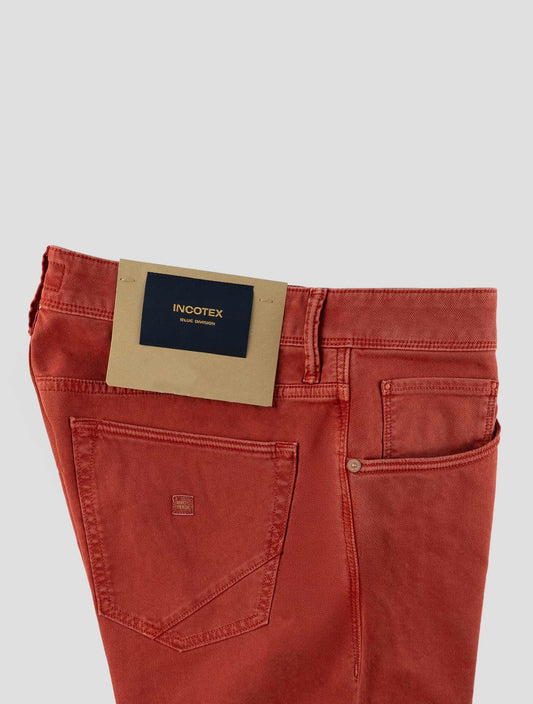Incotex Red Cotton Ea Jeans