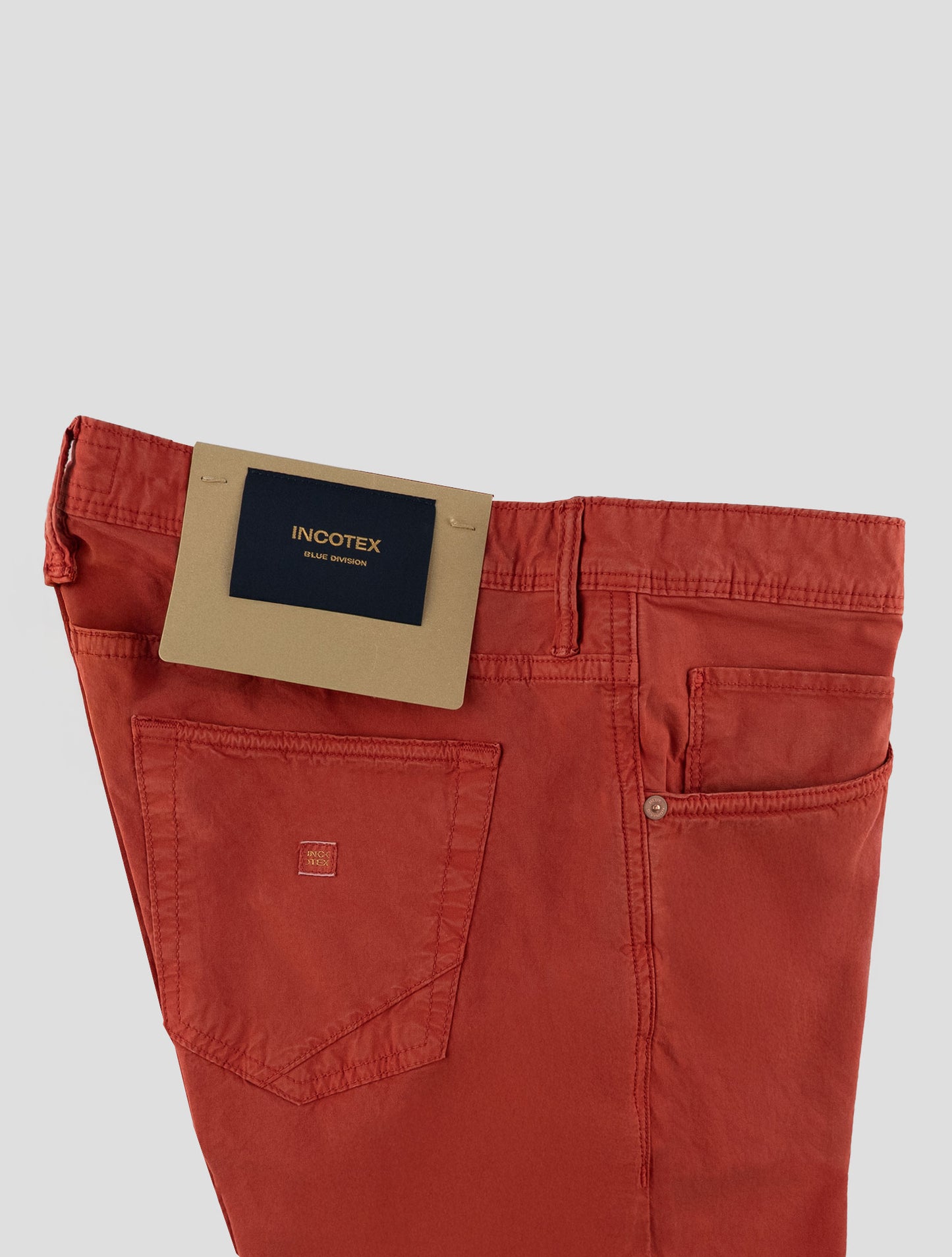 Incotex Red Cotton Ea Jeans