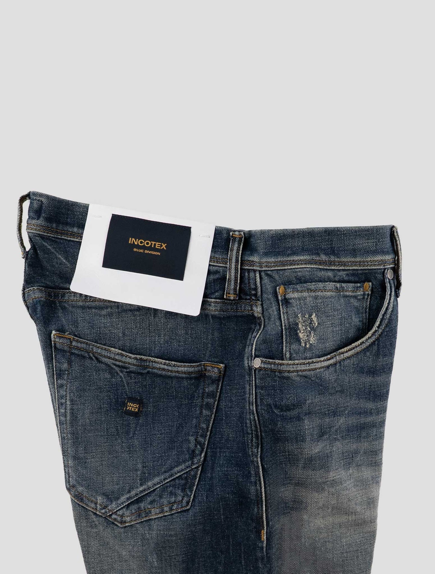 Incotex Blue Cotton Ea Jeans