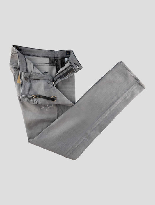 Incotex Gray Cotton Ea Jeans