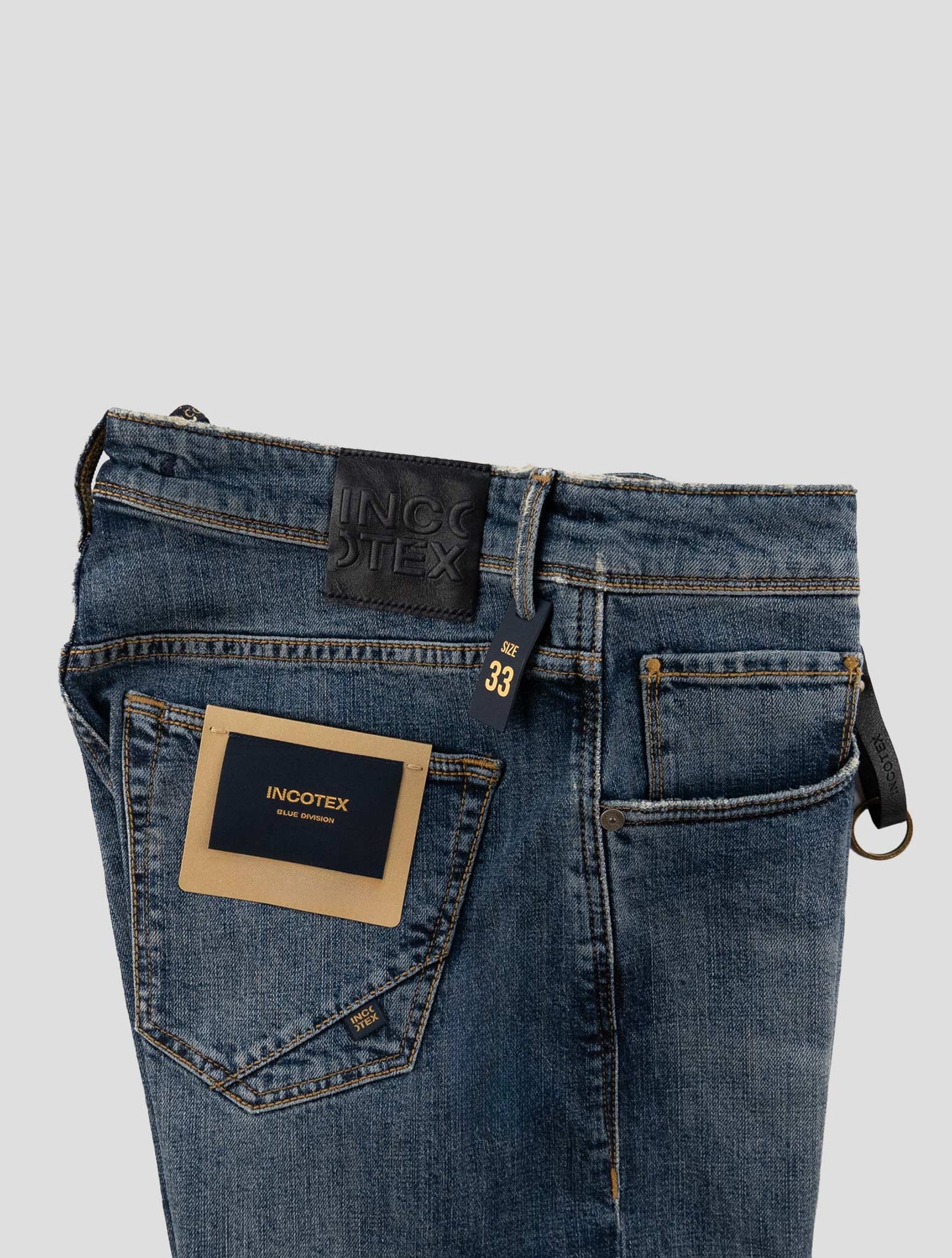 Incotex Blue Cotton Ea Jeans