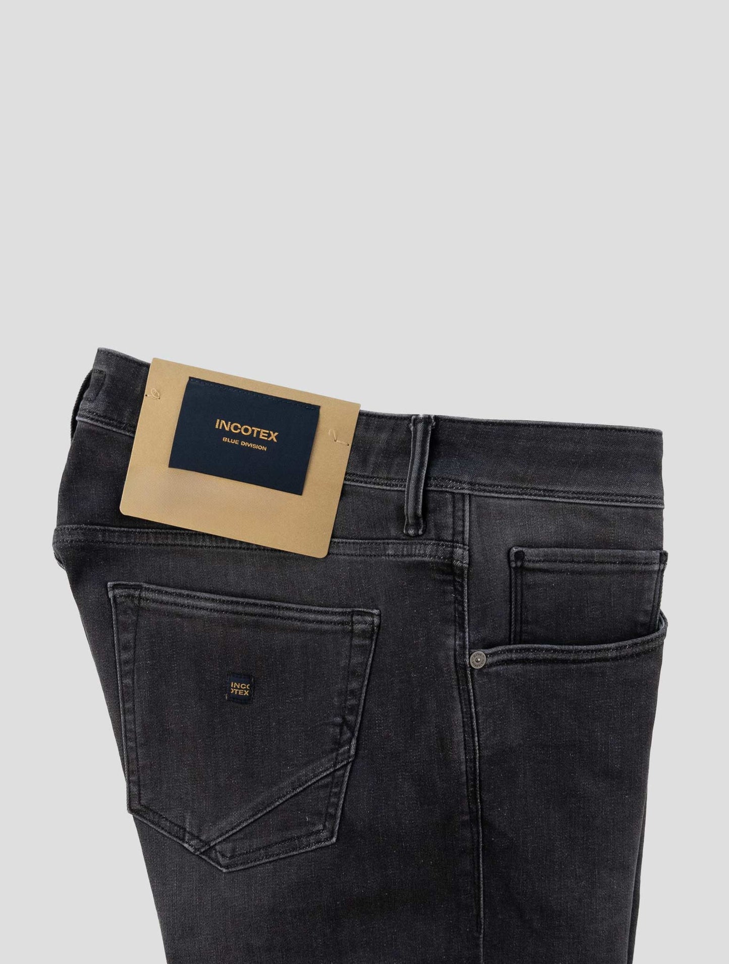 Incotex Gray Cotton Els Ea Jeans