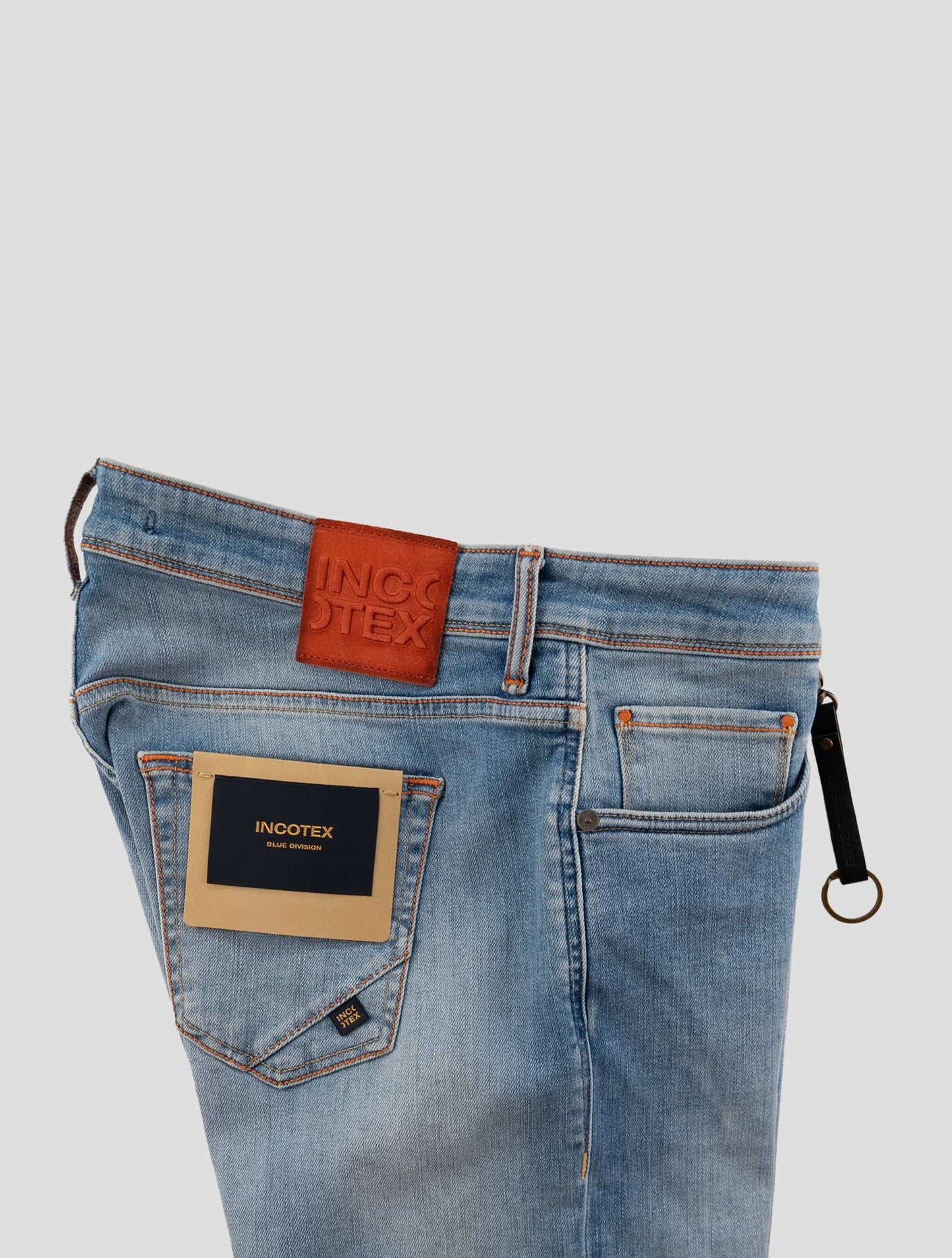 Incotex Blue Cotton Els Ea Jeans