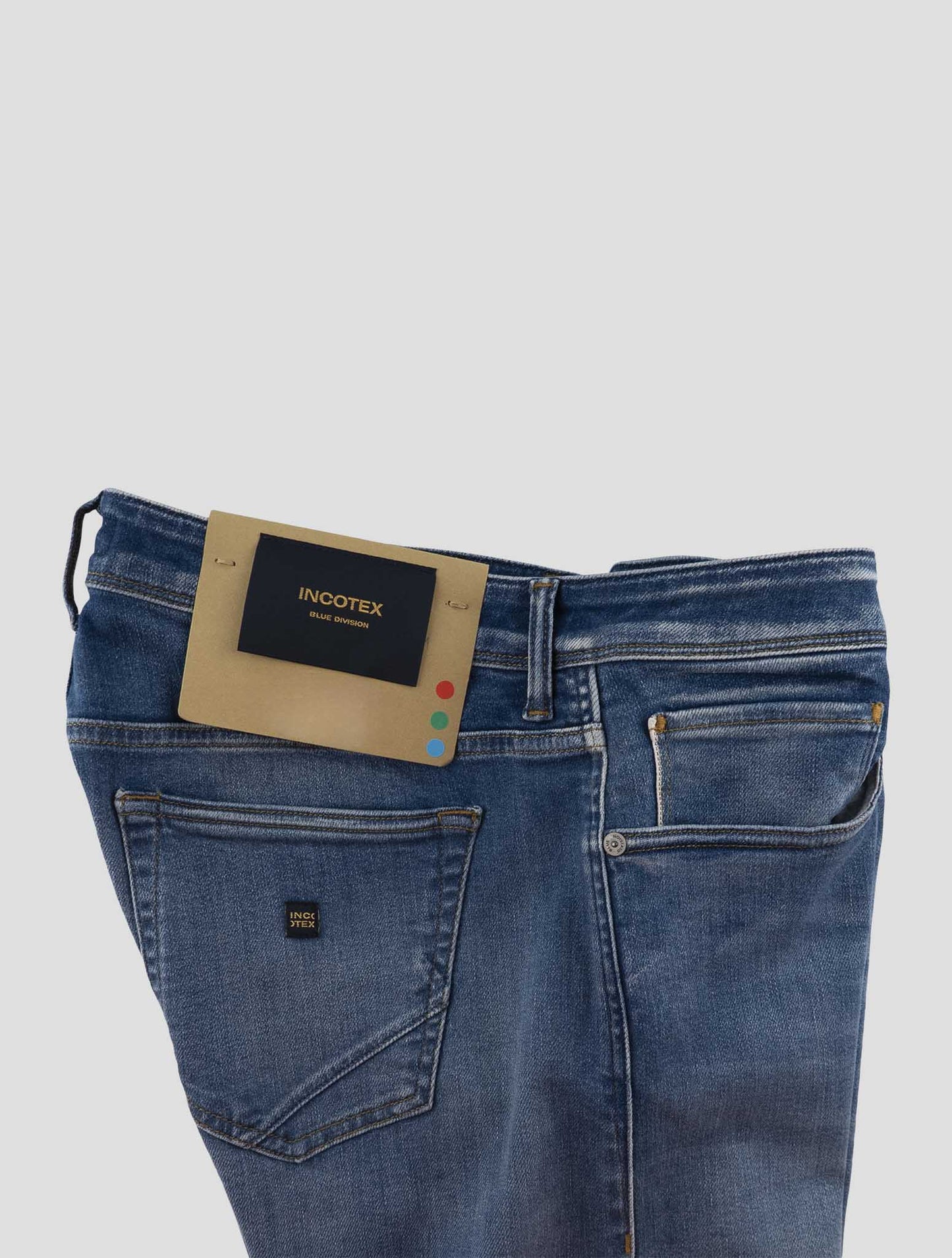 Incotex Blue Cotton Els Ea Jeans