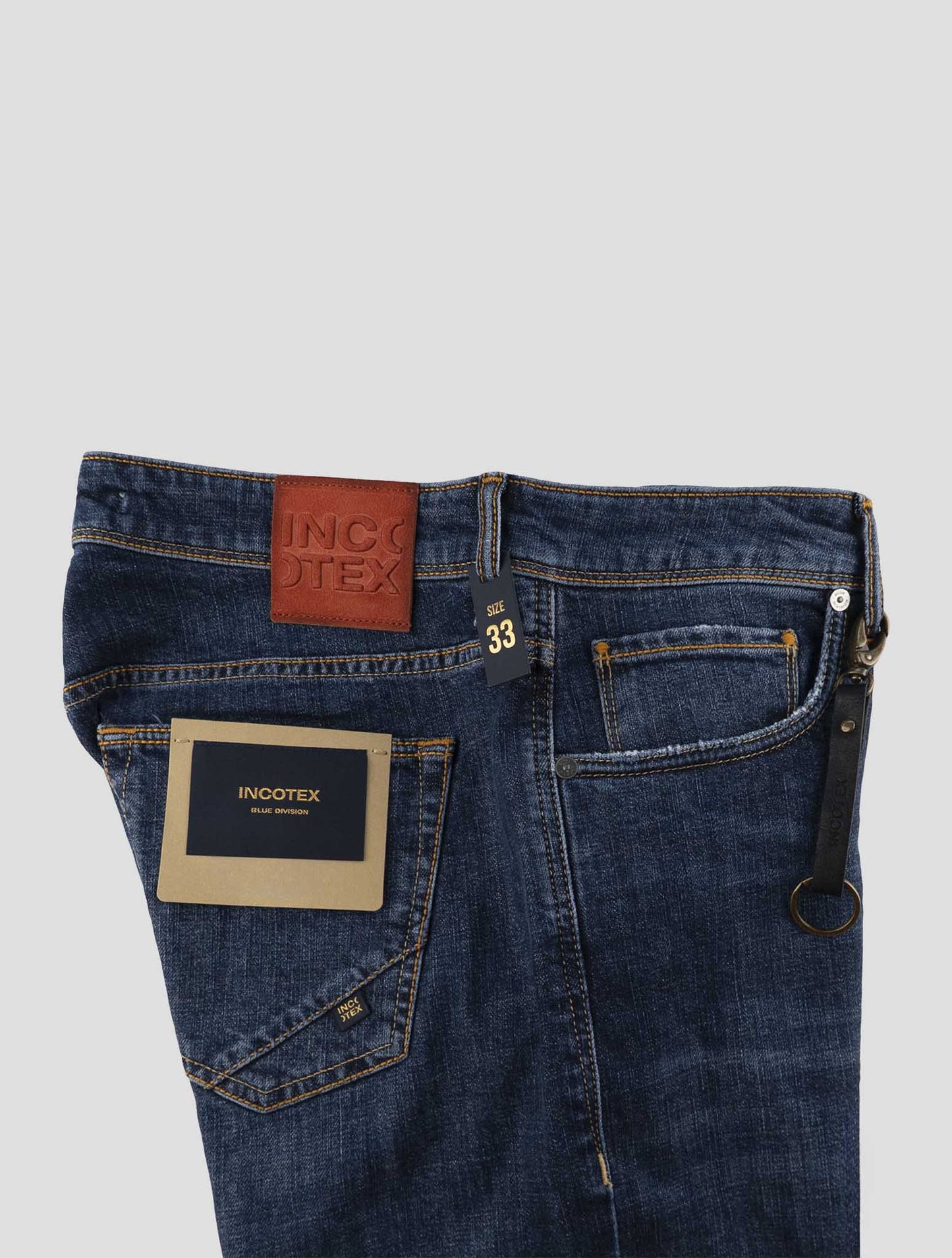 Incotex Blue Cotton Ea Jeans